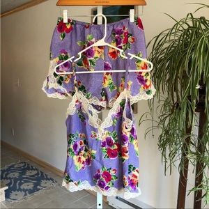 Vintage Victoria’s Secret Lingerie Pajama Set